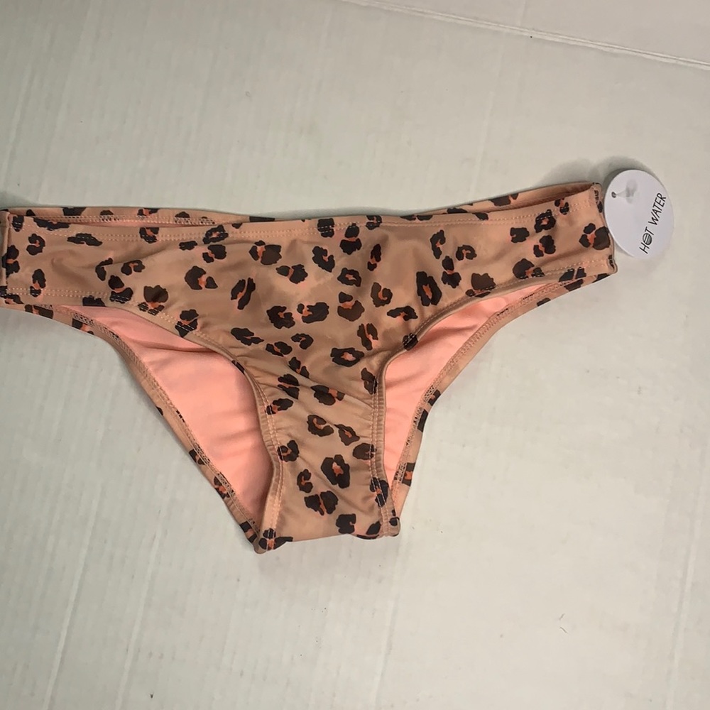 Hot Water Pink Leopard Bikini Bottom